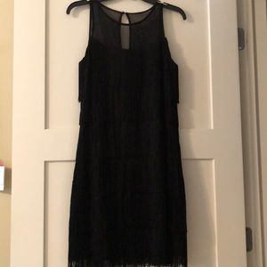 White House black market flapper dress size small